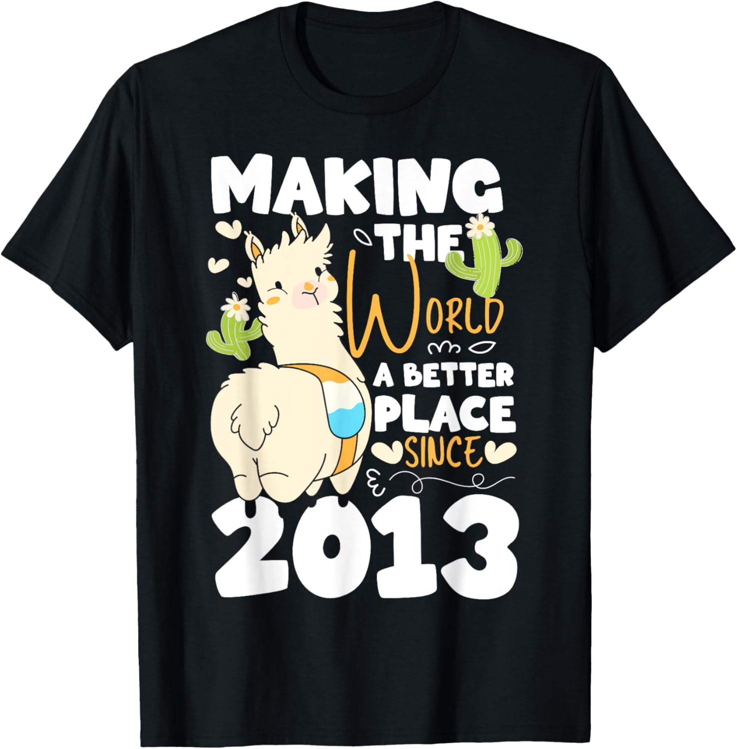 10 Birthday Making the world a better place since 2010 Apparel | High Search Volume | High CTR Boost