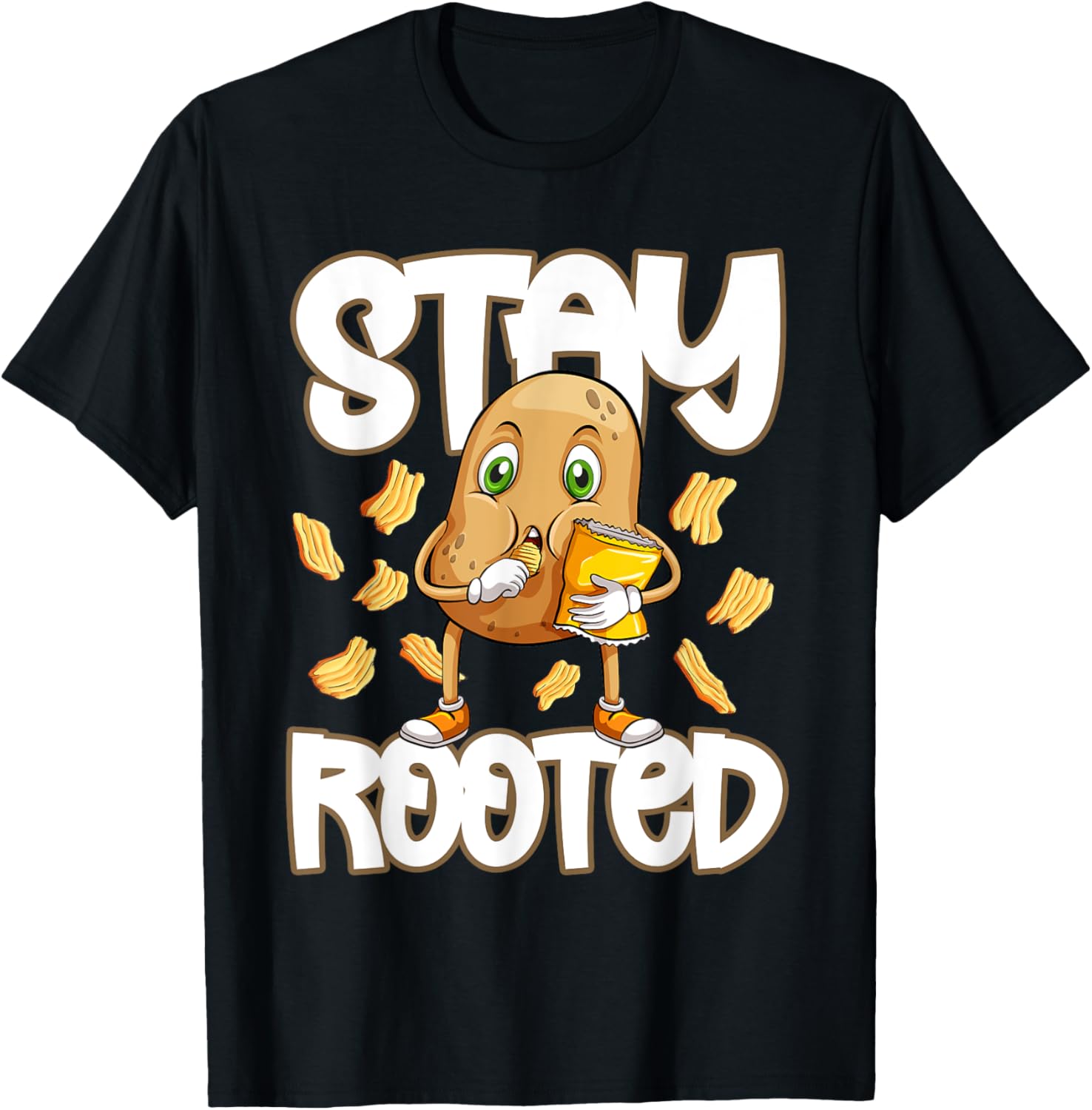 "Stay Rooted" Funny Potato Snack Lover Cute Meme