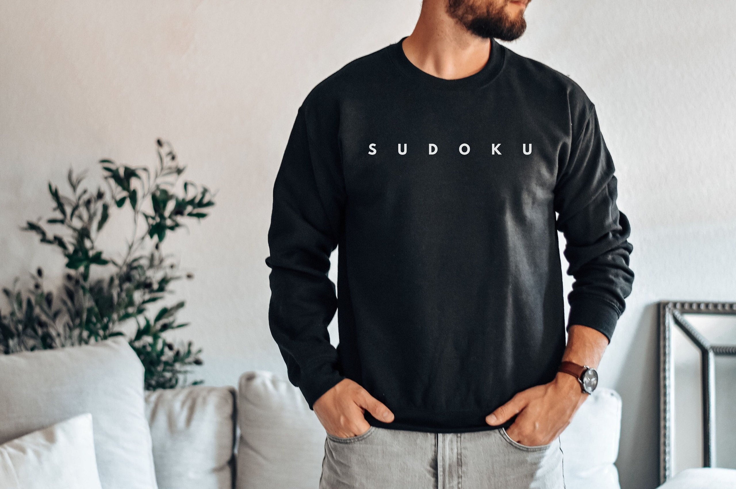 Sudoku shirt long sleeve sweatshirt hoodie tank top mask gift Sudoku lover Math lover sudoku puzzle Hoodie – Easygoing Wear · Must-Have Style