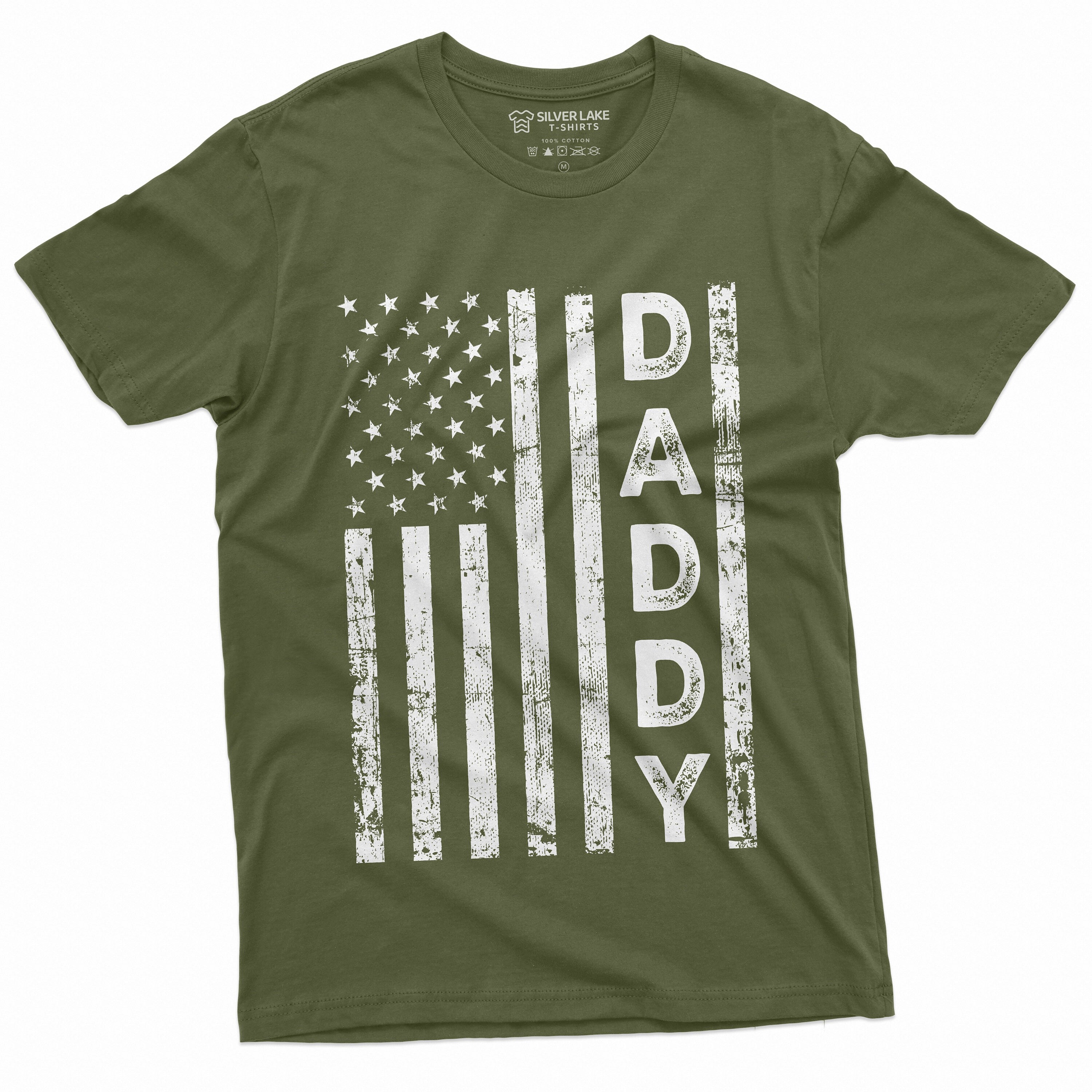 Men39s American Flag Daddy T shirt Father39s day USA gift ideas Patriotic Dad Shirt for Man Graphic Tee – Premium Graphic · Perfect For Daily Wear