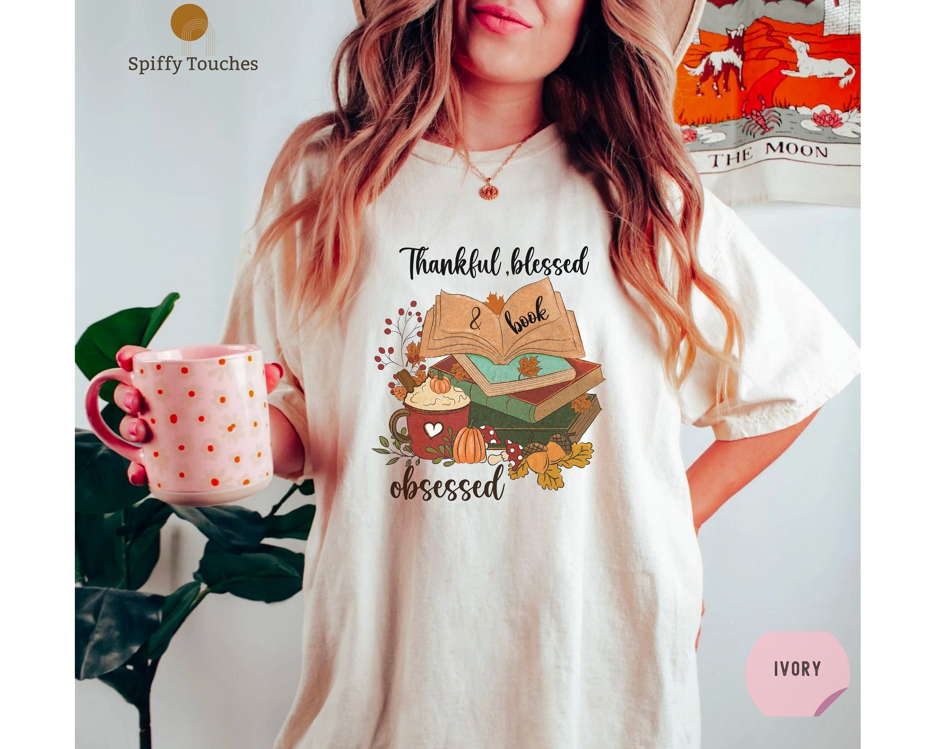 Thankful Blessed Obsessed Thanksgiving Tee Thankful Shirt Thanksgiving Shirt Women Womens Thanksgiving ShirtThankful TshirtPumpkin Tee Graphic Tee – Warm & Stylish · Great Gift For Fans
