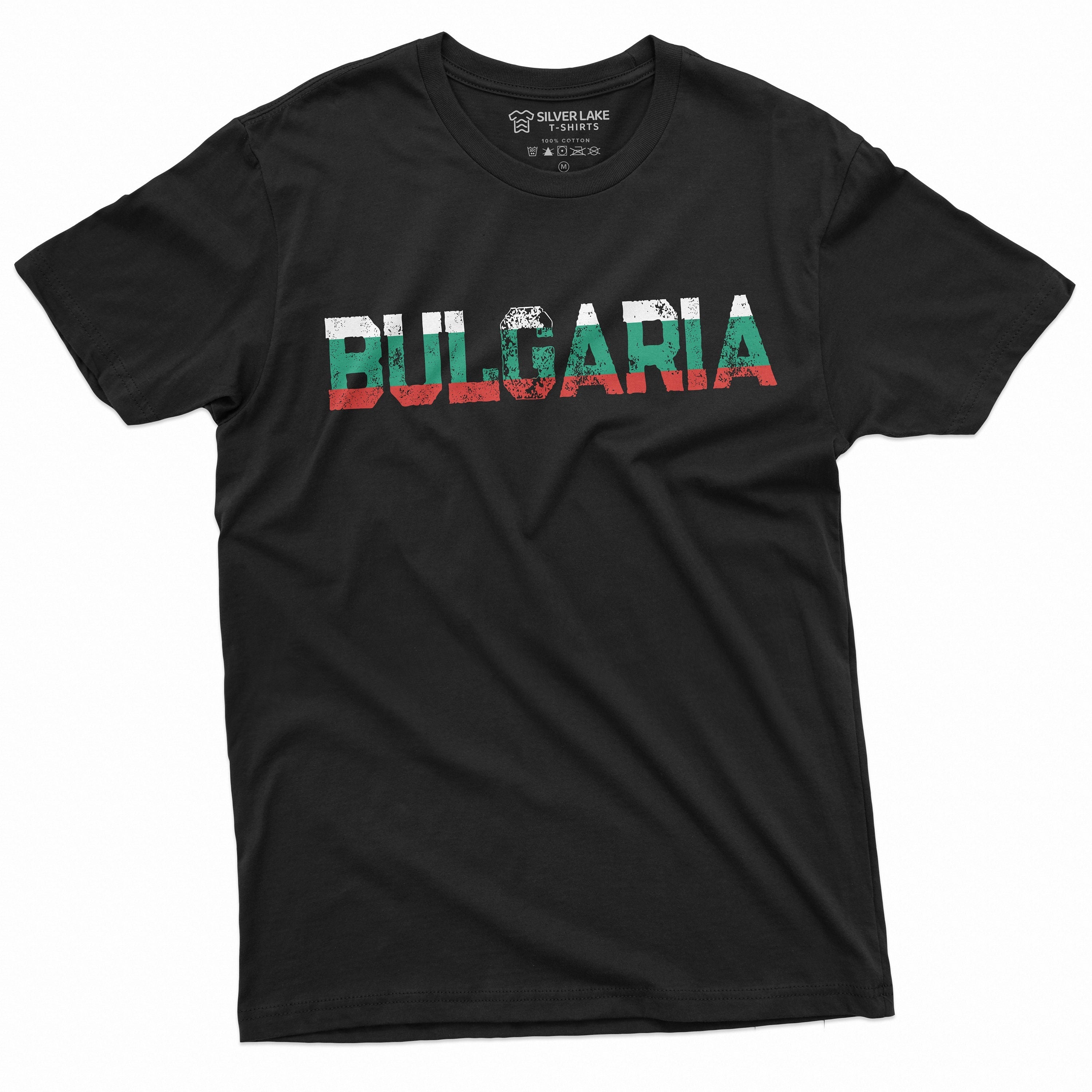 Men39s Bulgaria T shirt Bulgarian Flag Coat of Arms Independence day Patriotic National Tee Shirt Graphic Tee – Bold Style · Perfect For Daily Wear