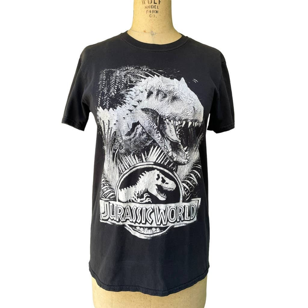 Jurassic World Indominous Rex Graphic T shirt Faded Black Cotton M Graphic Tee – Bold Style · Trending Graphic Apparel