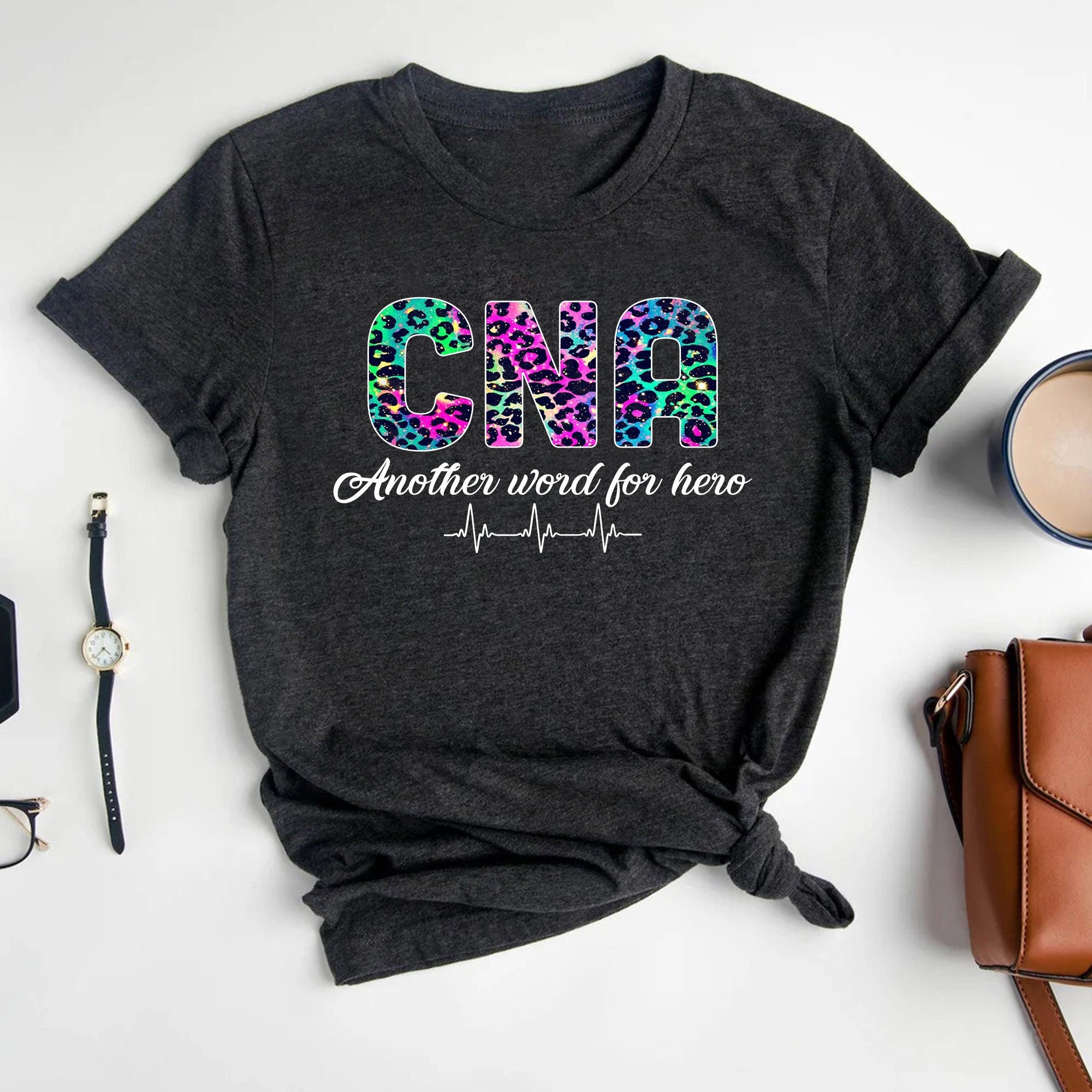CNA Leopard Nurse Life T Shirt CNA Shirt Leopard Nurse Shirt Certified Nursing Assistant T Shirt Cna T Shirt CNA Gift Graphic Tee – Bold Style · High-Quality Print