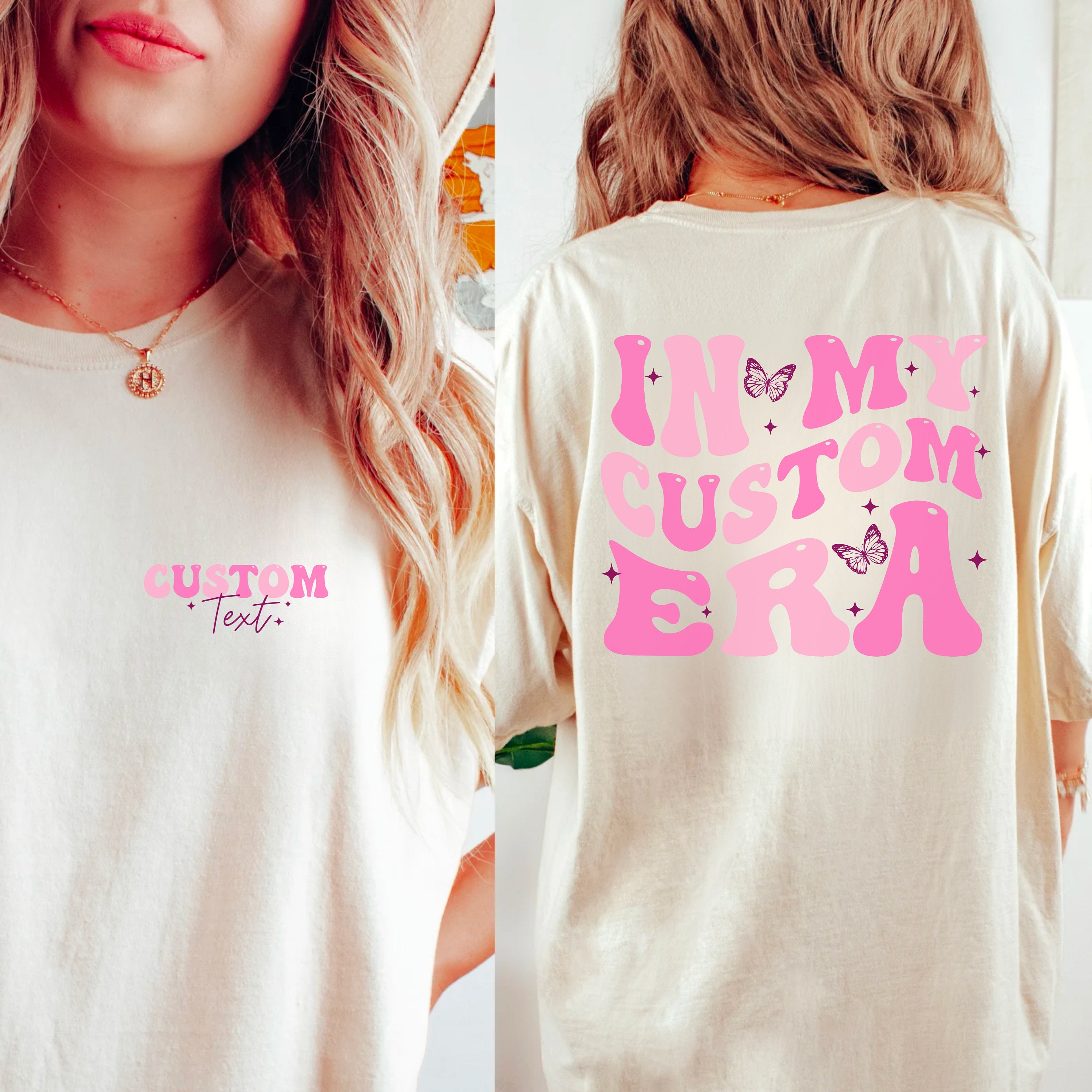 In My Era Custom Comfort Colors Shirt Personalized T Shirt Concert Outfit Gift For Fan Girl Cute Retro Aesthetic Women Tee Custom Era Graphic Tee – Aesthetic Look · Top Pick For Any Outfit