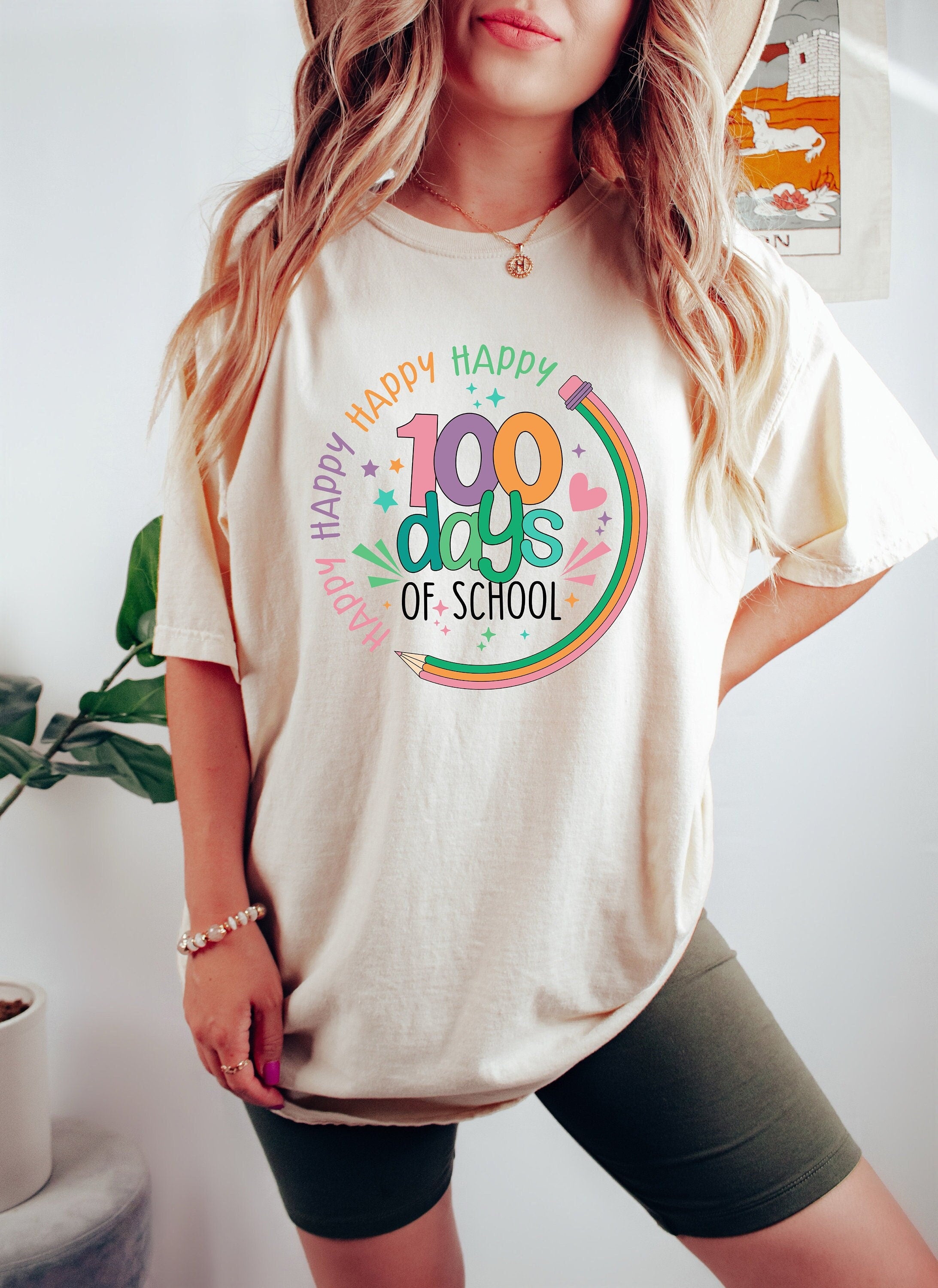 100 Days of School Shirt 100 Day Shirt 100th Day Of School Celebration Student ShirtBack to School Shirt Gift For Teacher Graphic Tee – Easygoing Wear · Must-Have Style