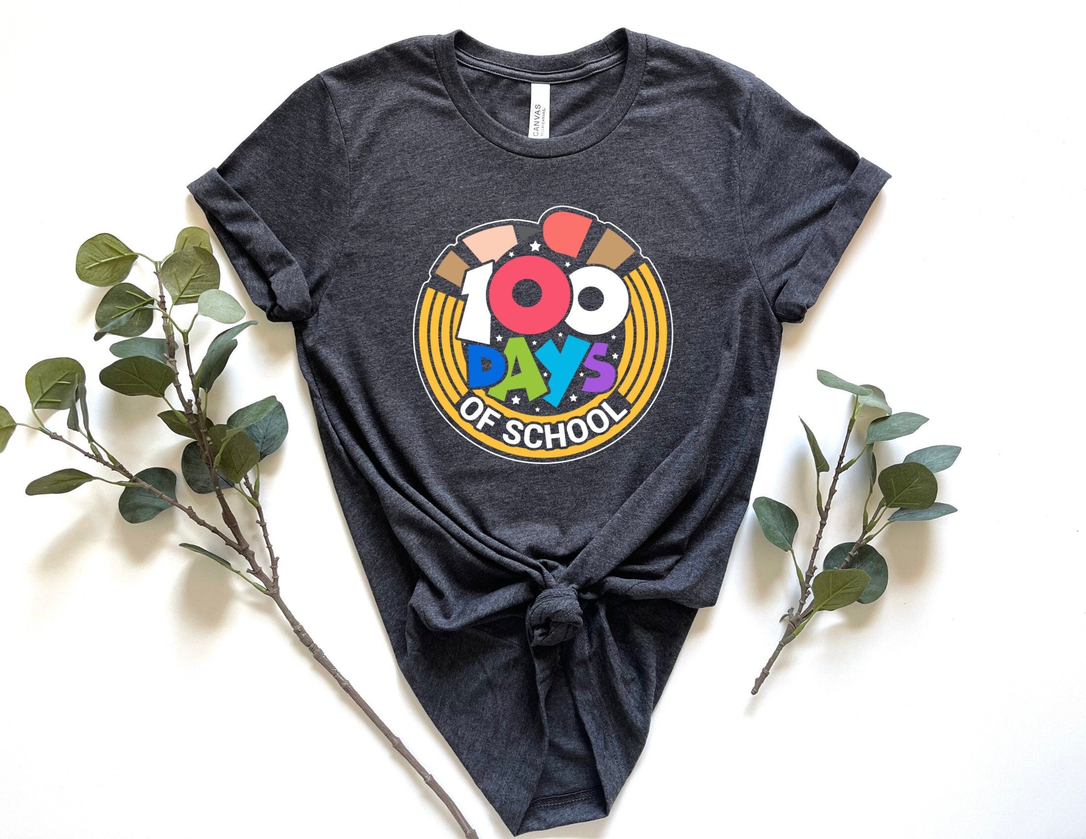 100 Days of School Sweatshirt 100 Day Sweatshirt Back to School Sweatshirt 100 Days Celebration Sweatshirt Cute School Sweatshirt Sweatshirt – Soft Feel · Top Pick For Any Outfit