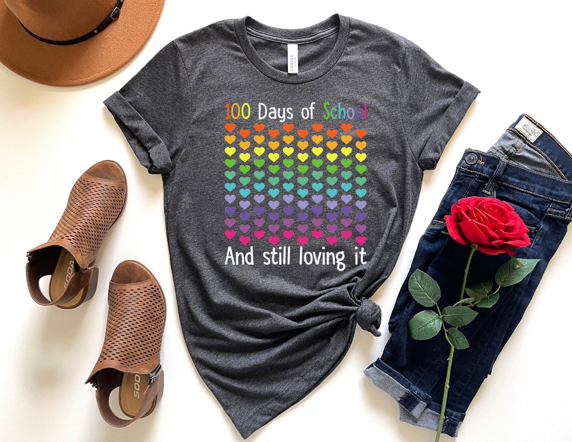 100 days of school and still loving it 100 Days of School Sweatshirt Back to School 100 Days Of School100 Days Celebration ShirtTeacher Sweatshirt – Soft Feel · Must-Have Style
