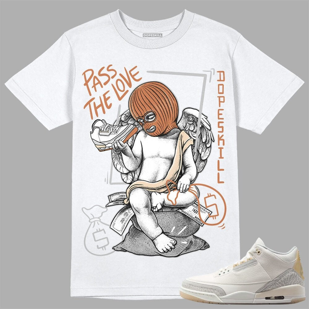 Craft Ivory 3s DopeSkill Unisex Shirt Pass The Love Graphic Graphic Tee – Warm & Stylish · Top Pick For Any Outfit