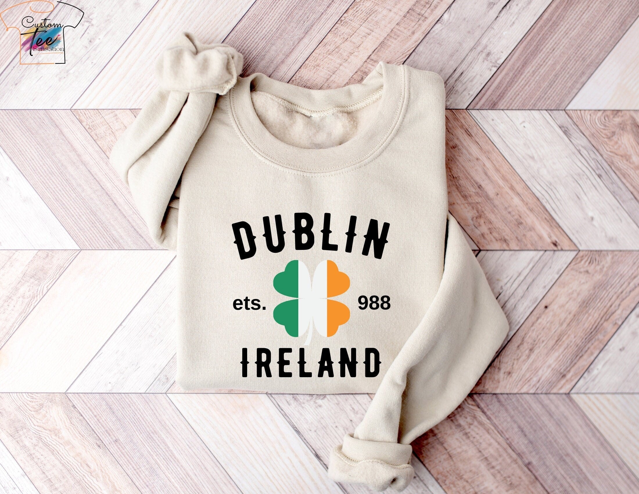 Dublin Ireland sweatshirt Dublin crewneck gift for herhim gift for mom Green Shamrock St Patricks Day Shirt St Patrick39s Day Shirt Sweatshirt – Fan Favorite · Perfect For Daily Wear