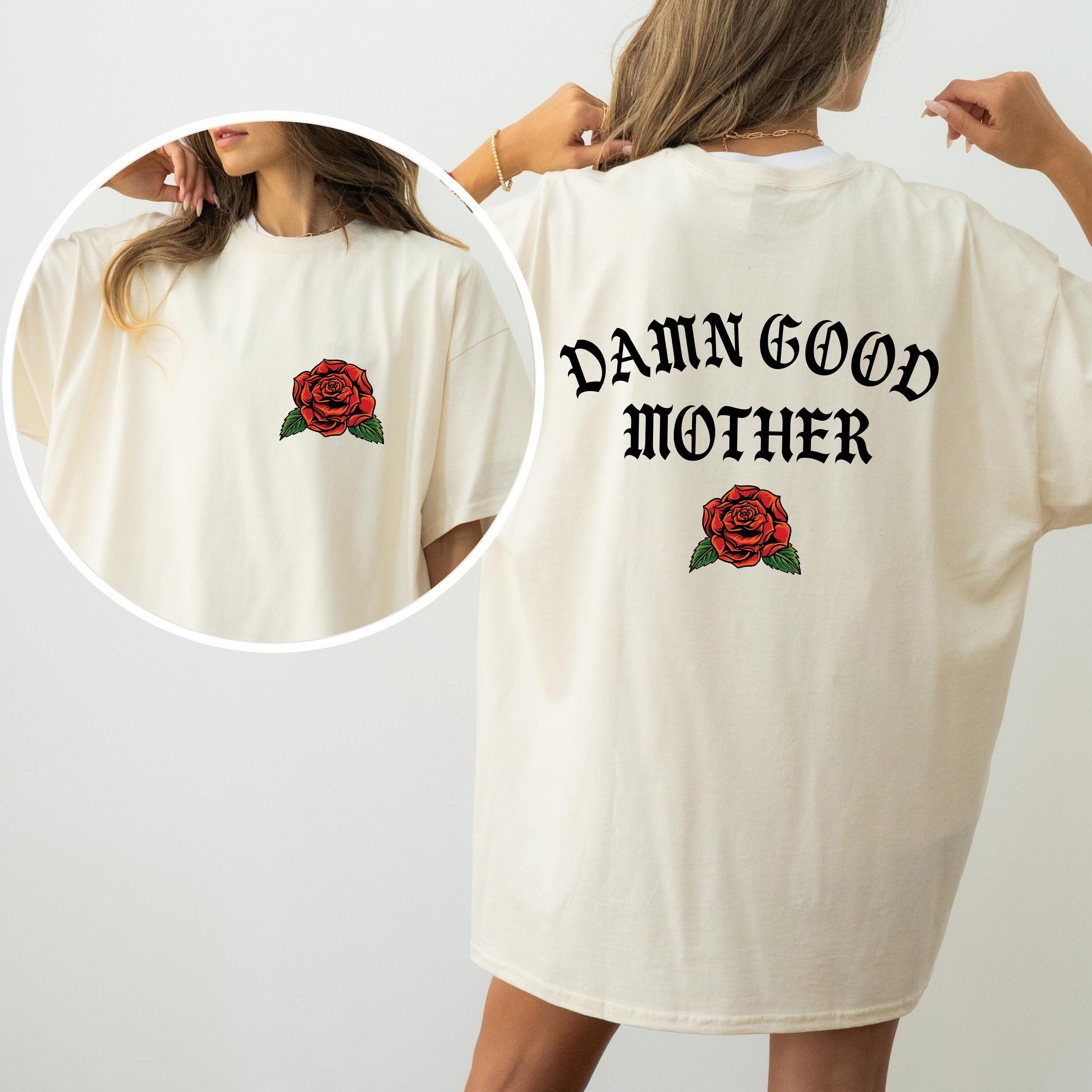Damn Good Mother Comfort Colors Tshirt Mother39s Day Mama Sweatshirt Mom Life Baby Shower Pregnant Gift New Mom Sweatshirt – Warm & Stylish · Great Gift For Fans