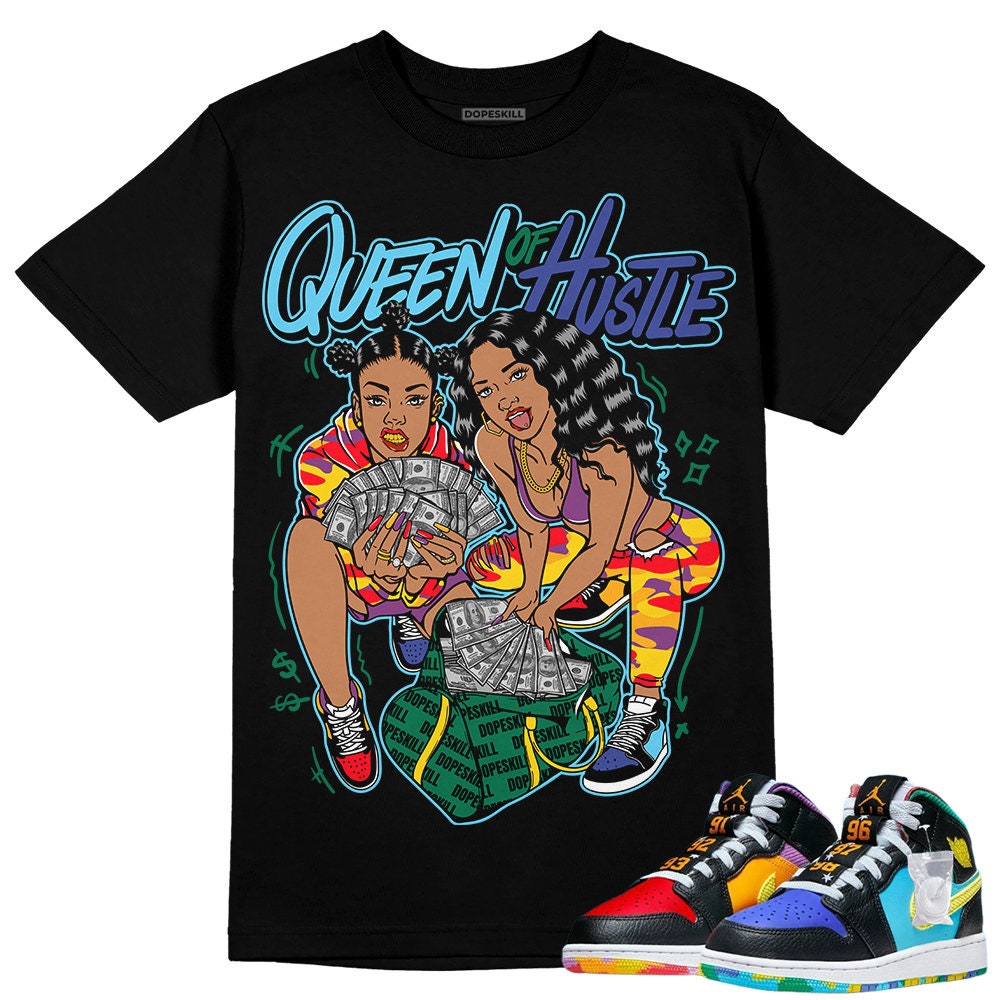 GS 39Six Championships39 1s DopeSkill Unisex Shirt Queen Of Hustle Graphic Graphic Tee – Bold Style · Must-Have Style