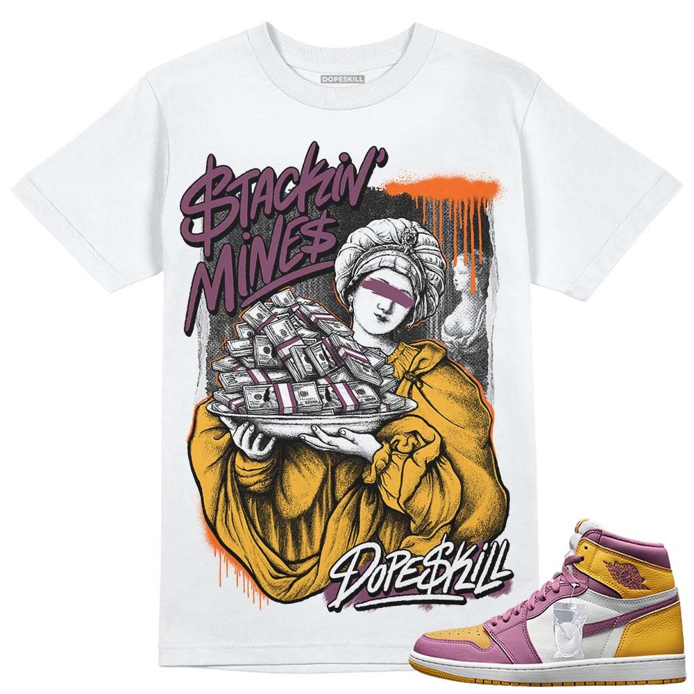 Brotherhood 1s High OG DopeSkill Unisex Shirt Stackin Mines Graphic Graphic Tee – Easygoing Wear · Great Gift For Fans