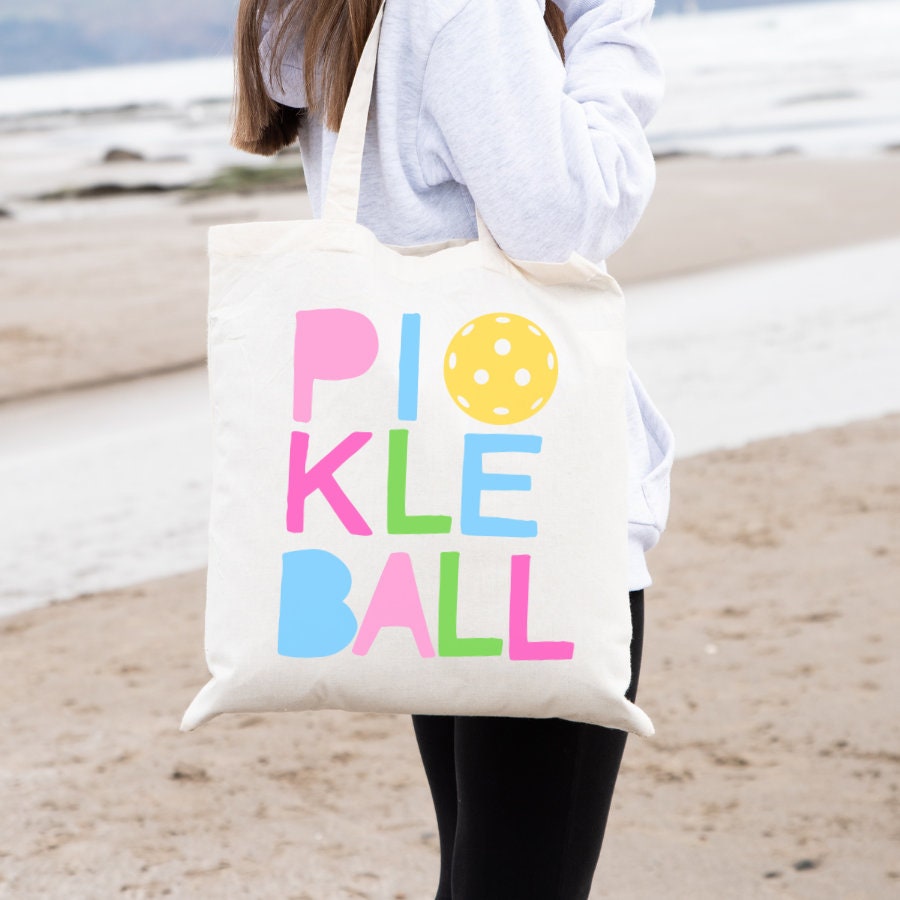 Pickleball Pastel Word Tote Bag Pickle Ball Tote Gift For Pickleball Lovers Pickleball Racquet Bag Tote Bag – Fan Favorite · Trending Graphic Apparel