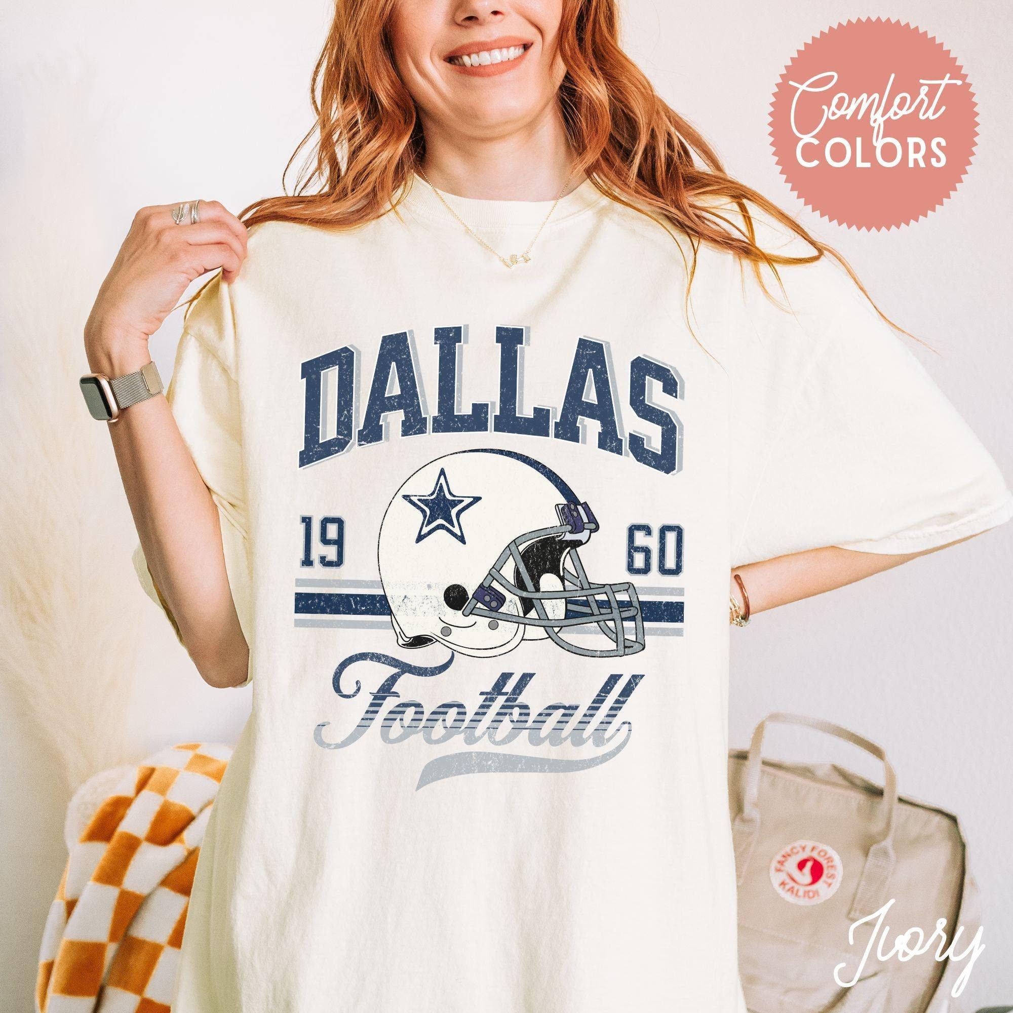 Vintage Dallas Football Shirt Comfort Colors Cowboy Crewneck Dallas Cowboy Football Fan Gift Game Day Cowboy Comfort Colors Shirt Graphic Tee – Warm & Stylish · Must-Have Style