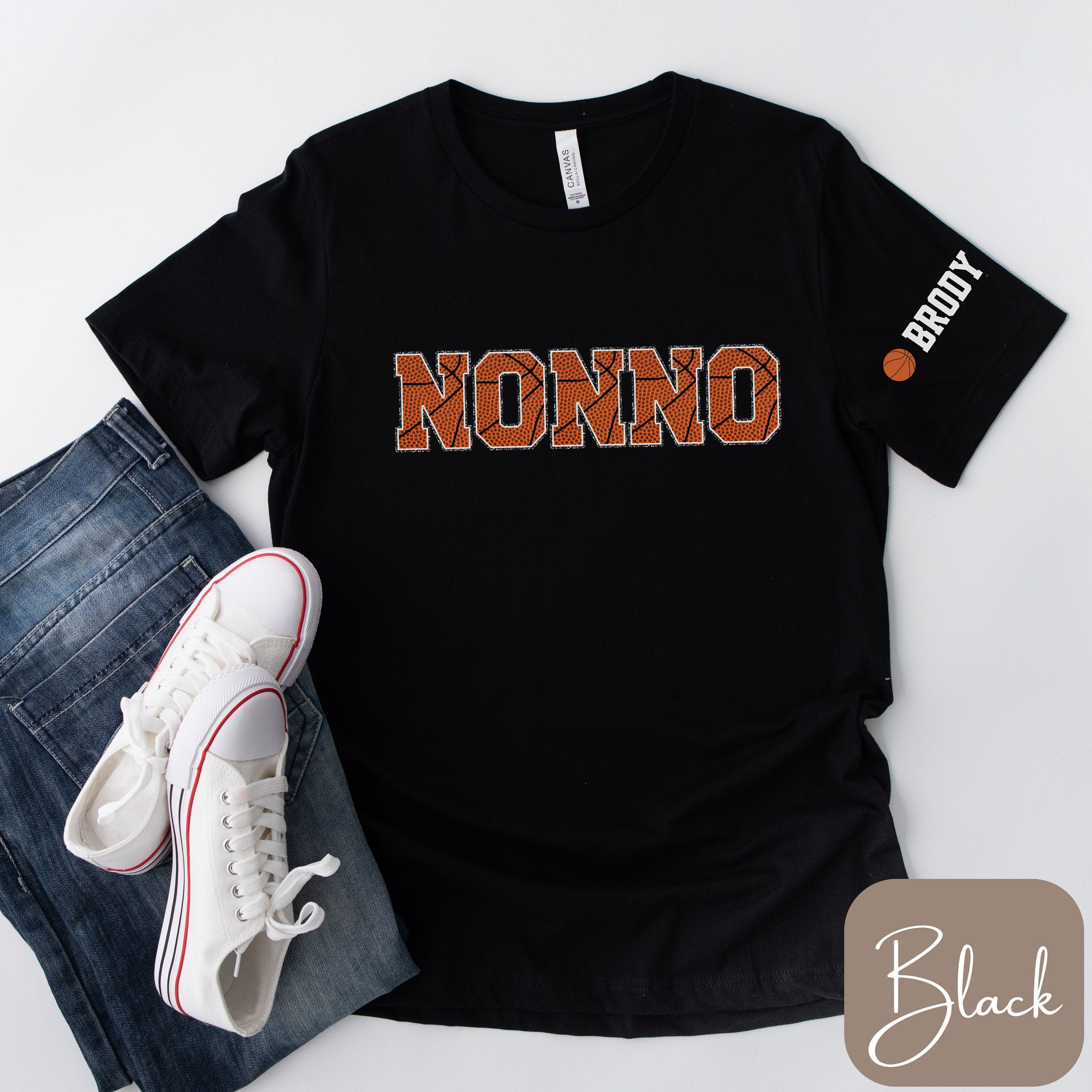 Basketball Nonno T Shirt or Sweatshirt Basketball Nonno Shirt Nonno Basketball Shirt with Names Basketball Gift for Nonno Nonno Gifts Sweatshirt – Premium Graphic · High-Quality Print