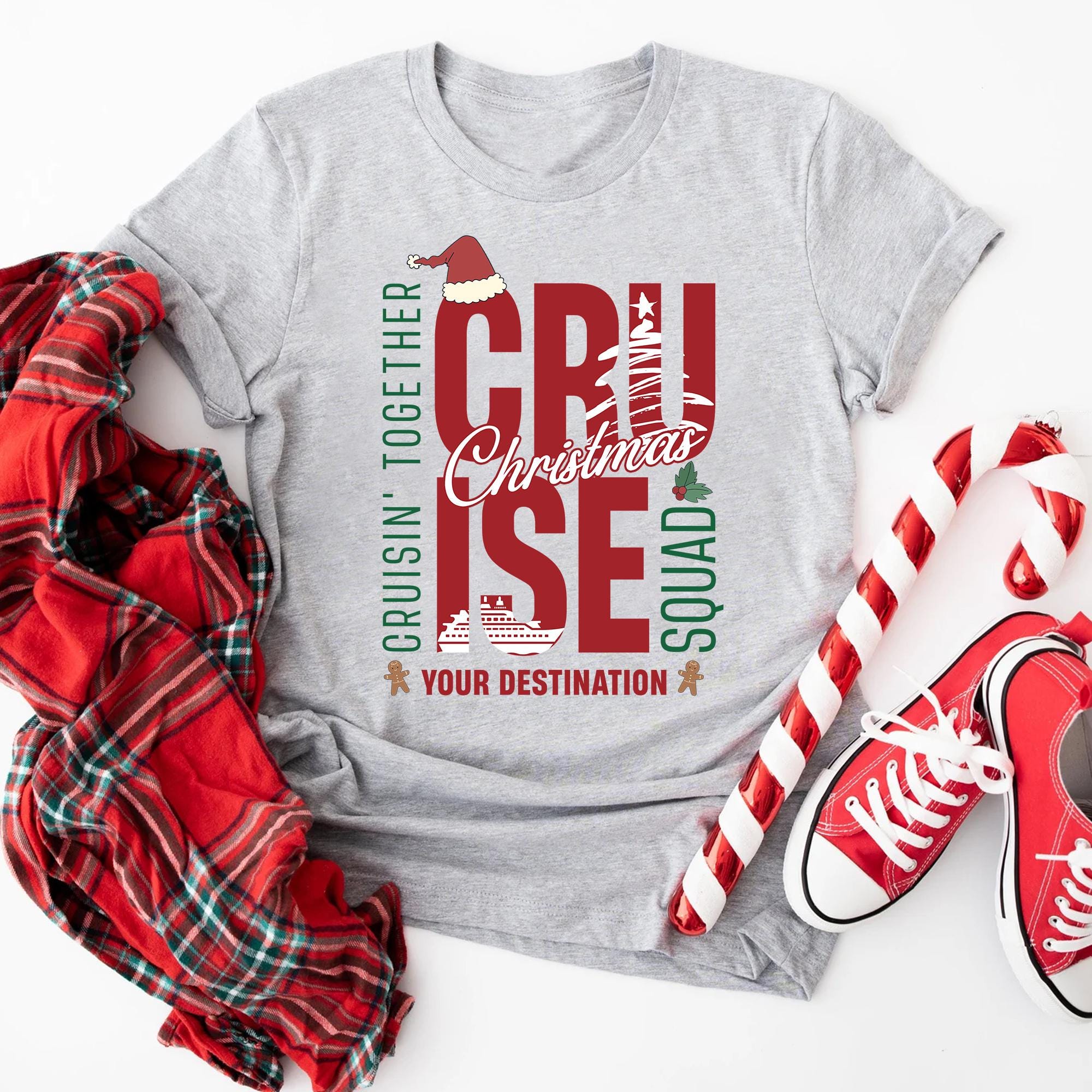 Christmas Cruise Squad Shirts Your Destination Cruise Christmas Shirts Christmas Cruisin Crew Shirt Cruise Crew Shirt Cruise Group Shirt Graphic Tee – Feel-Good Design · High-Quality Print
