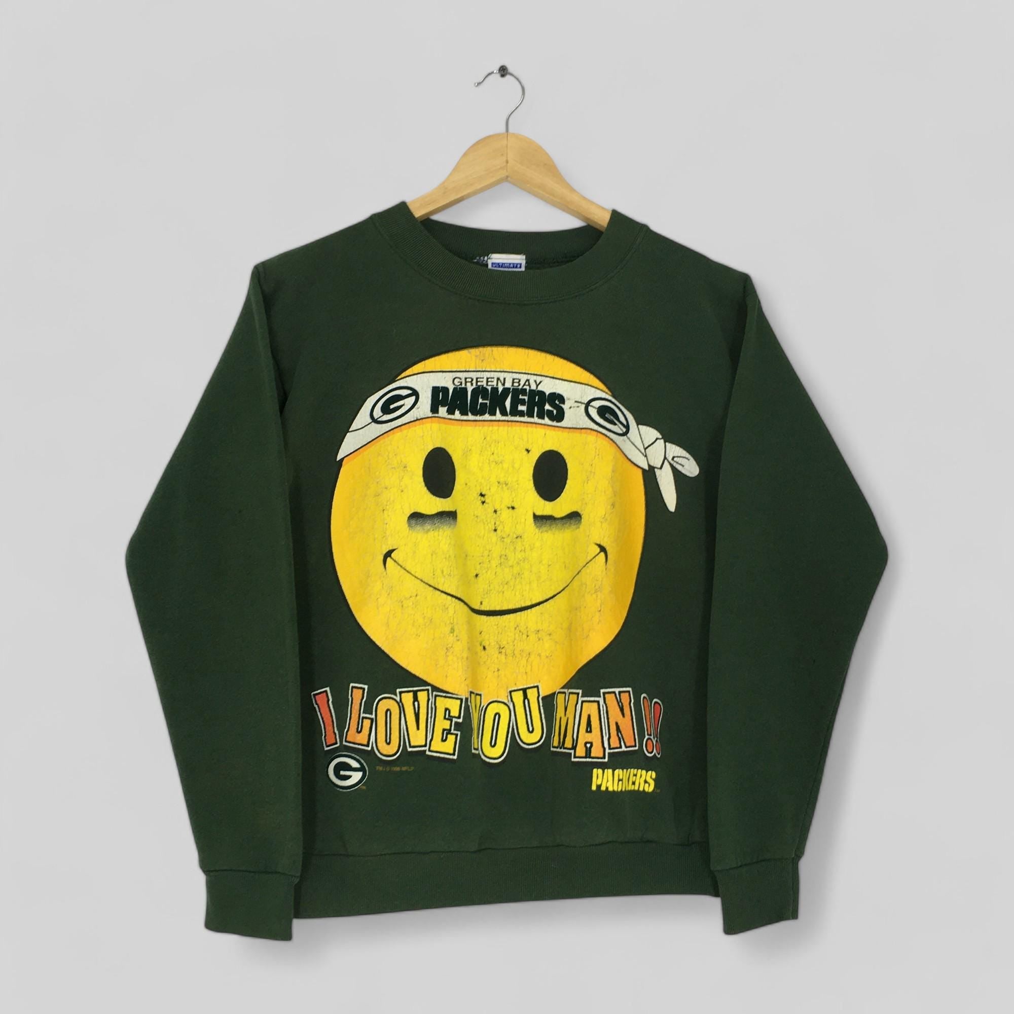 RARE Vintage 90s Green Bay Packers NFL Sweatshirt Small Green Bay Packers Spell Out Logo Crewneck Packers American Football Sweater Size S Sweatshirt – Everyday Comfort · Top Pick For Any Outfit