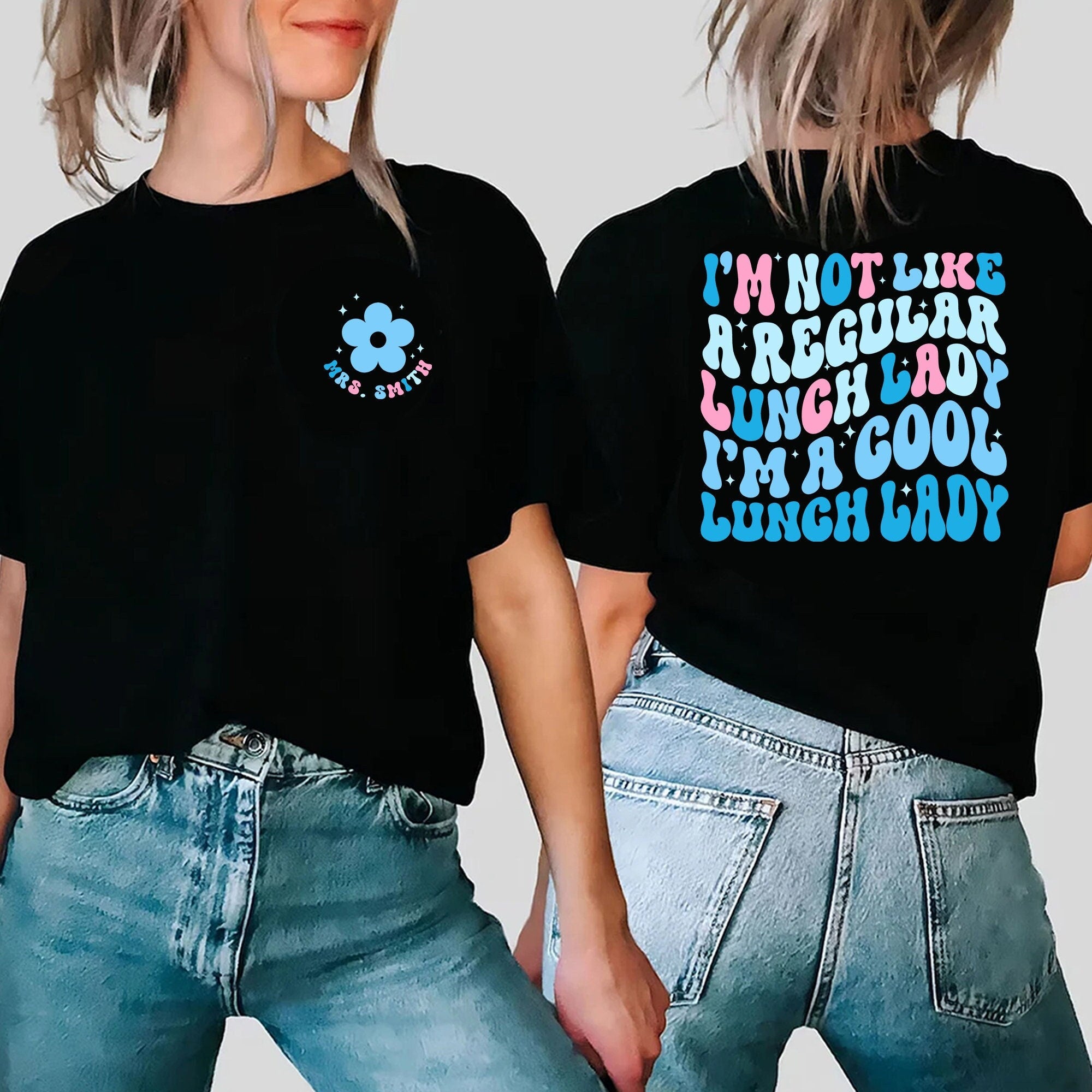 Personalized Funny Lunch Lady Shirt I39m a Cool Lunch Lady Shirt Back to School First Day of School Shirt Custom Lunch Lady Shirts Graphic Tee – Bold Style · Trending Graphic Apparel