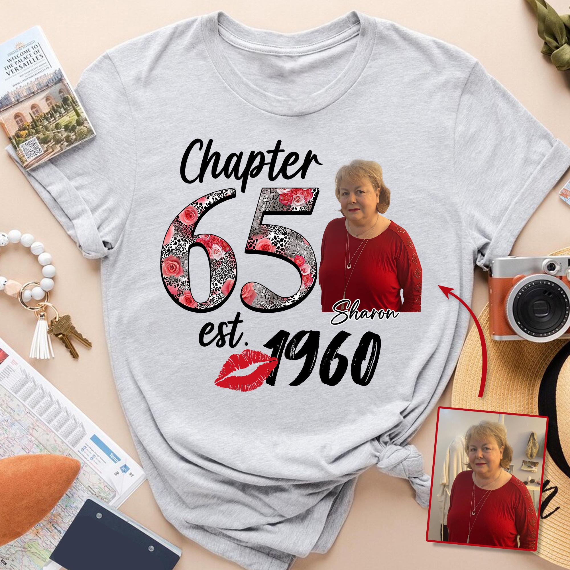 Personalized Birthday T Shirt for Her Custom Face Shirt with Photo Women39s 40th 50th 60th Birthday Gift Birthday Party Tee for Women Graphic Tee – Warm & Stylish · Must-Have Style