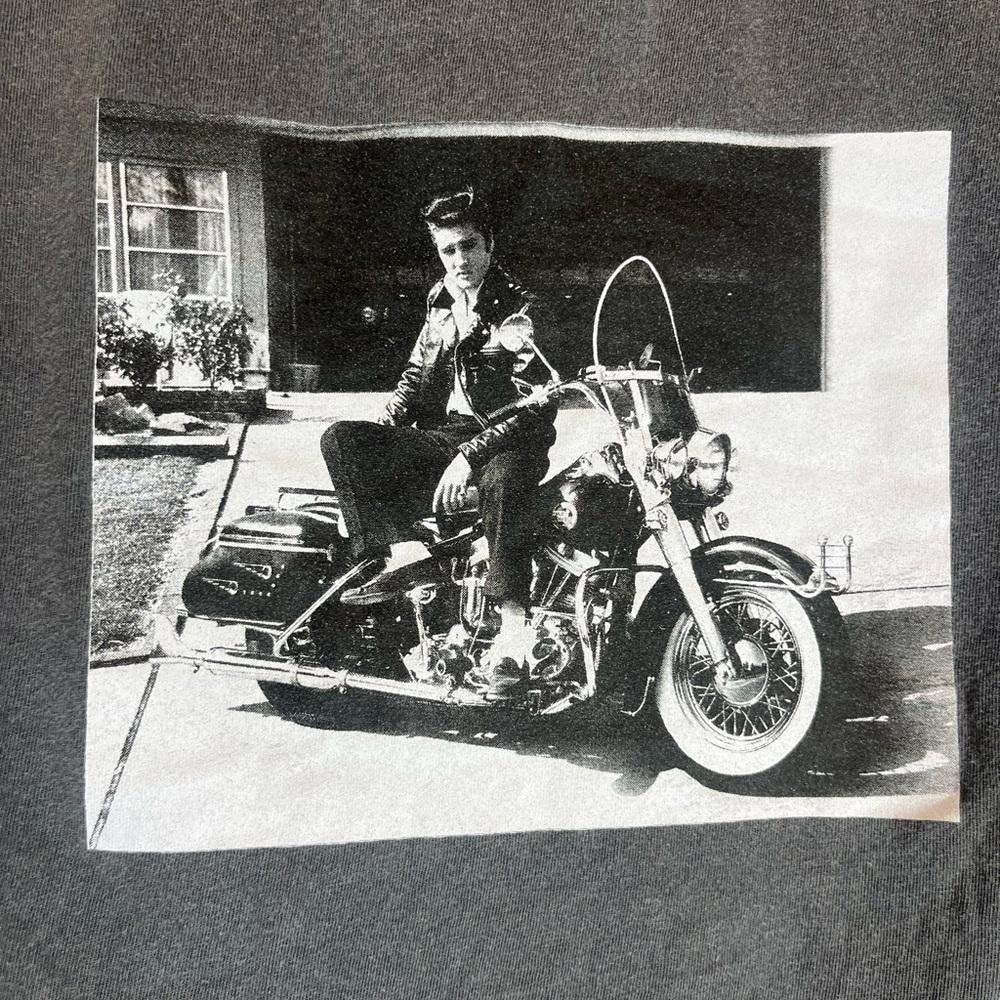 Elvis xsmall grey crop top vintage preowned tshirt longsleeve Graphic Tee – Bold Style · Great Gift For Fans