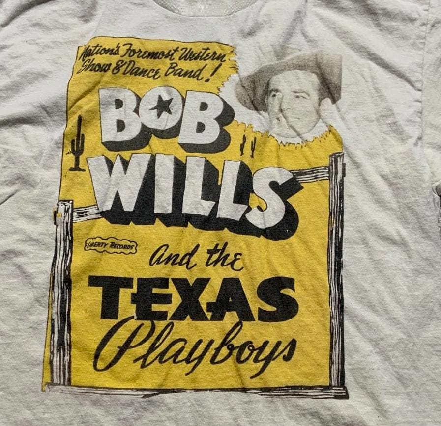 Bob Wills PreOwned Large Band TShirt Graphic Tee – Everyday Comfort · Great Gift For Fans