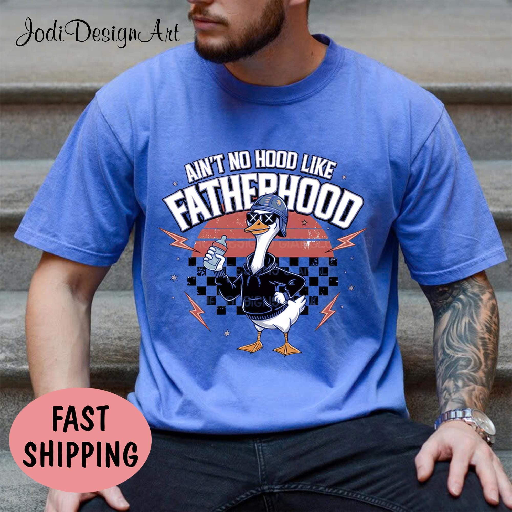 Ain39t No Hood Like Father Hood Shirt Father39s Day Shirt Step Dad Cool Dads Shirt Sarcastic Dad Shirt Father39s Day Gift Retro Dad Shirt Graphic Tee – Everyday Comfort · Great Gift For Fans