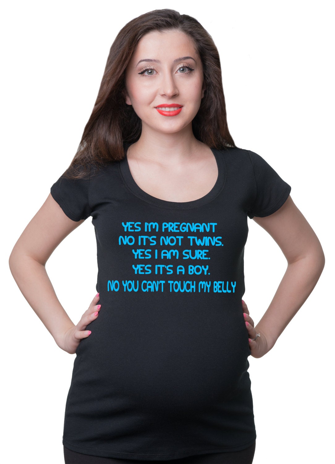 Funny Maternity It39s A Boy T shirt Perfect Pregnancy Gift Pregnancy Rules Graphic Tee – Premium Graphic · Perfect For Daily Wear